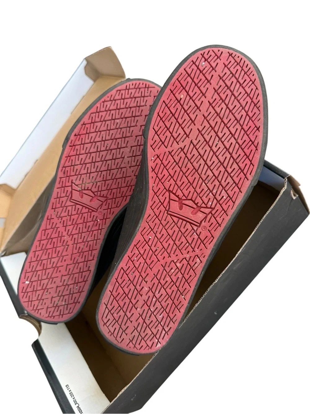 Supra Black Tuf Red Carpet Sneakers